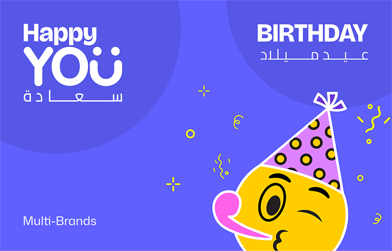 HappyYOU Birthday Card